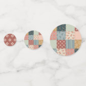 Confettis de table pour courtepointe vintage (Devant)