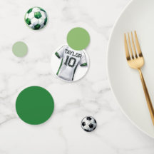 Confettis de table pour garçon de sport de footbal