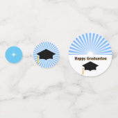 Confettis de table pour la remise de diplômes (Devant)