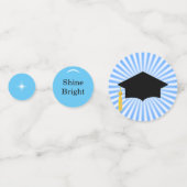 Confettis de table pour la remise de diplômes (Derrière)