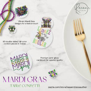 Confettis de table pour Mardi Gras