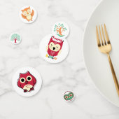 Confettis de table pour oiseaux hiboux (Groupe)