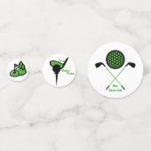 Confettis de table pour sports de golf (Devant)