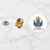 Confettis de Table Robots (Devant)