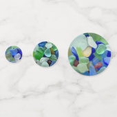 Confettis de table verre de mer (Derrière)