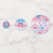 Confettis Déchets de dragon transgenre - Couleur du drapeau (Derrière)