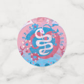 Confettis Déchets de dragon transgenre - Couleur du drapeau (Petit recto)