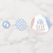 Confettis Décoration Abstraite de la fête de révélation de g (Devant)