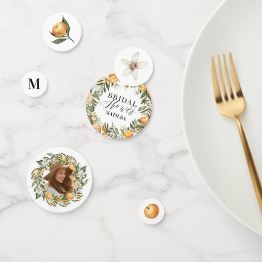 Confettis Décoration de fête de douche de mariée à fleur d'o (Groupe)