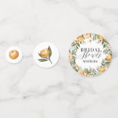 Confettis Décoration de fête de douche de mariée aux agrumes (Devant)