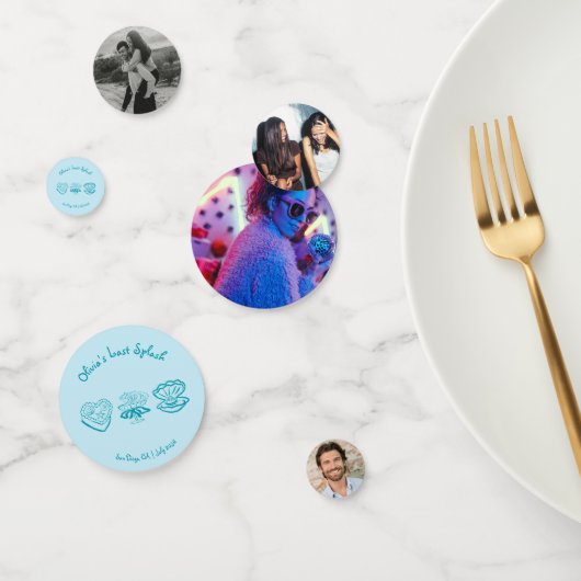 Confettis Décoration de fête de fiançailles pour la dernière (Groupe)