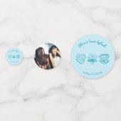 Confettis Décoration de fête pour enterrement de vie de jeun (Derrière)