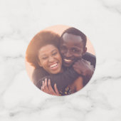 Confettis Décoration de table de mariage personnalisée 6-Pho (Petit recto)