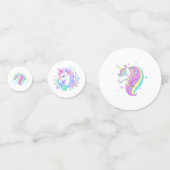 Confettis Décorations de fête d'anniversaire de la Unicorn (Devant)
