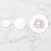 Confettis Décorations de fête d'anniversaire de la Unicorn (Derrière)