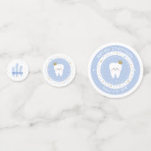 Confettis Décorations Monogrammes pour la première fête de l (Devant)