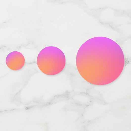 Confettis Dégradé tropical (Derrière)