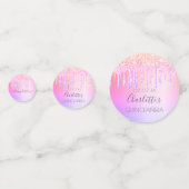 Confettis Dégustation rose quinceanera (Devant)