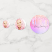 Confettis Dégustation rose quinceanera (Derrière)