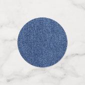 Confettis Denim Fabric, Denim Texture, Blue Denim, Anniversa (Petit recto)