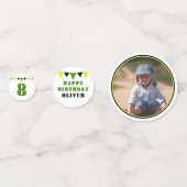 Confettis Déplaisant Slime Monster Green Photo fête d'annive (Derrière)