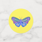 Confettis Dessin de papillon violet (Petit recto)