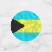 Confettis Dessin de peinture à l'huile Bahamas (Petit recto)