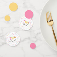 Deux crème glacée douce Deuxième fête d'anniversai