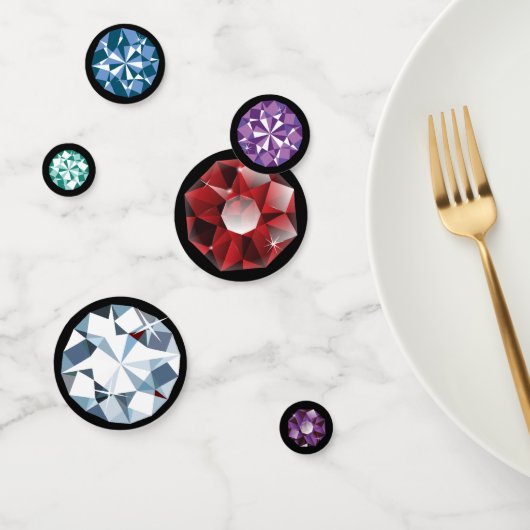Confettis Diamants et strass (Groupe)