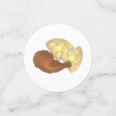 Confettis Dîner classique soul de poulet frit et gaufres (Petit recto)