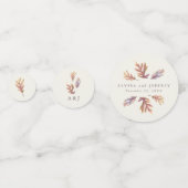 Confettis Dîner de répétition d'automne feuilles (Devant)