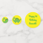 Confettis Dinosaur Cute 1er Anniversaire Table Décor (Devant)