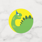 Confettis Dinosaur Cute 1er Anniversaire Table Décor (Petit recto)