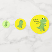 Confettis Dinosaur T-rex Enfants 1er anniversaire Dino Party (Devant)