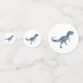 Confettis Dinosaure Bleu (Devant)