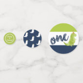 Confettis Dinosaure de Timbre et de Chompe Premier Dino vert (Derrière)