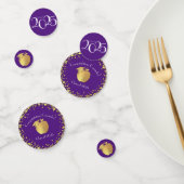 Confettis Diplôme d'enseignement Purple Gold (Groupe)