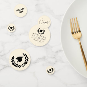 Confettis Diplôme d'études scolaires et collégiales personna