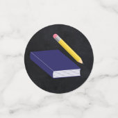 Confettis Diplôme du tableau de bord de l'enseignement (Petit recto)