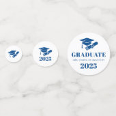 Confettis Diplôme photo personnalisé moderne (Derrière)