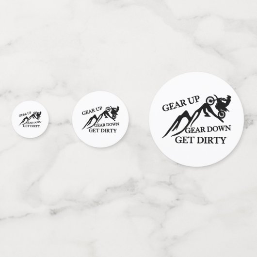 Confettis Dirty Vélo (Devant)