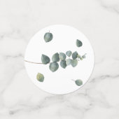 Confettis Distance sociale du Baby shower forestier (Petit recto)