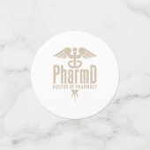 Confettis Docteur PharmD sur mesure de la Fête de Graduation (Petit recto)