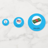 Confettis Doljabi Doljanchi Dol coréen 1er anniversaire (Derrière)