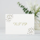 Confettis dorés en points RSVP (Debout devant)