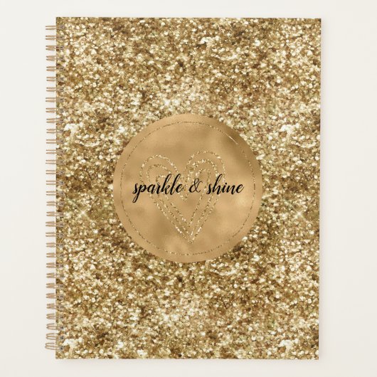 Confettis dorés paillettes Cœur (Devant)