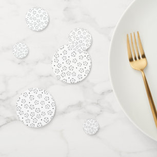 Confettis Dossier de fleurs personnalisé pour anniversaire