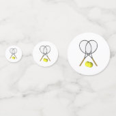 Confettis Doubles de tennis (Derrière)