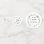 Confettis Douce verdure Eucalyptus Baby Shower (Devant)