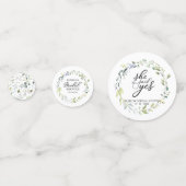 Confettis Douce verdure Eucalyptus Baby Shower (Derrière)